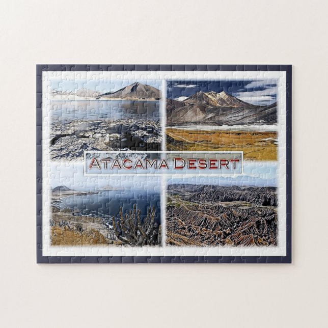 Quebra-cabeça Deserto de Atacama - Chile - Mosaico - (Horizontal)