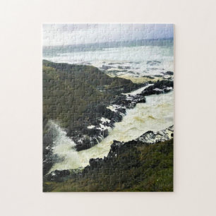 Quebra-cabeça Desfiladeiro de Cook, Cape Perpetua, Costa de Oreg
