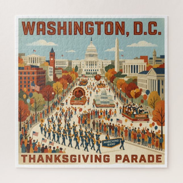 Quebra-cabeça Desfile de Ação de Graças de Washington, D.C. (Vertical)