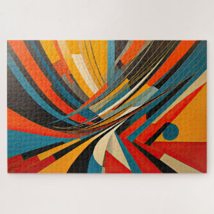 Quebra-cabeça Design abstrato moderno Futurismo