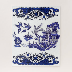 Quebra-cabeça Design Clássico Azul Selvagem