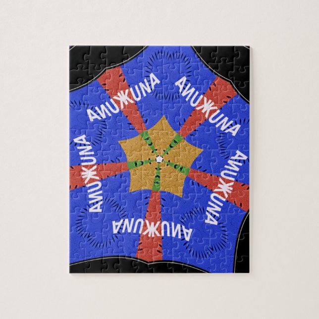 Quebra-cabeça Design da África Tribal: Hakuna Matata (Vertical)