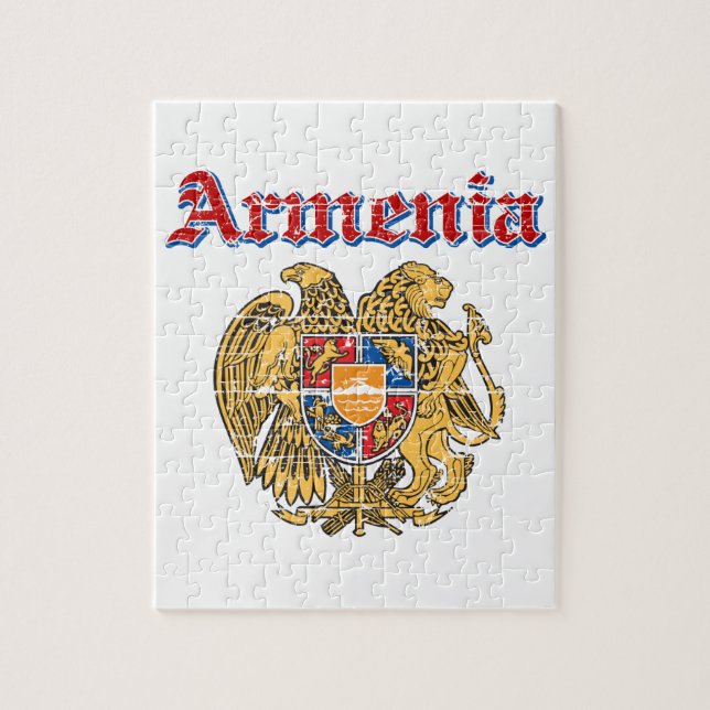 Quebra-cabeça Design da brasão de Arménia (Vertical)