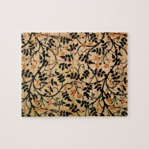 Quebra-cabeça Design da cortina da fuga do jasmim, 1868-70