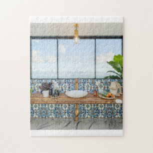 Quebra-cabeça Design da cozinha