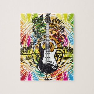 Quebra-cabeça Design da guitarra elétrica