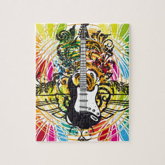 Quebra-cabeça Design da guitarra elétrica
