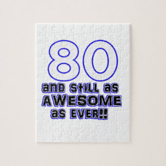 Quebra-cabeça design de 80