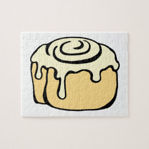 Quebra-cabeça Design de Cartum de Canela Roll Honey