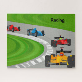 Quebra-cabeça Design de Corrida de Carro