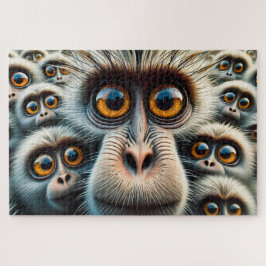 Quebra-cabeça Design de macacos