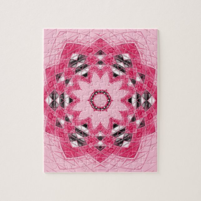 Quebra-cabeça design de mandala única e bonita (Vertical)