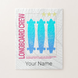 Quebra-cabeça Design de Patinador de Vintage de Quadro Retro