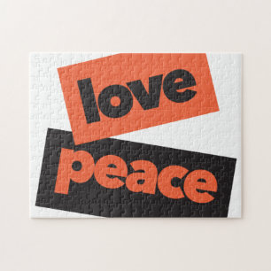 Quebra-cabeça Design de paz vibrante, ousada, simples e urbana