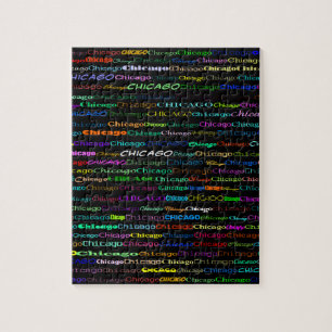 Quebra-cabeça Design de texto I de Chicago