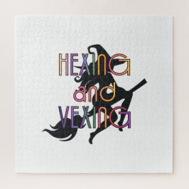 Quebra-cabeça Design de Witchcore HEXING AND VEXING