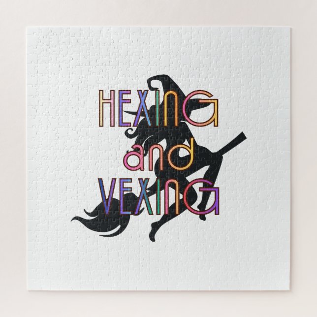 Quebra-cabeça Design de Witchcore HEXING AND VEXING (Vertical)