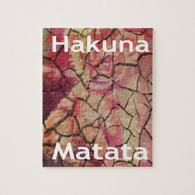 Quebra-cabeça Design do Filhote de Leão Hakuna Matata (Vertical)