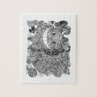 Quebra-cabeça Design do gato de Cheshire