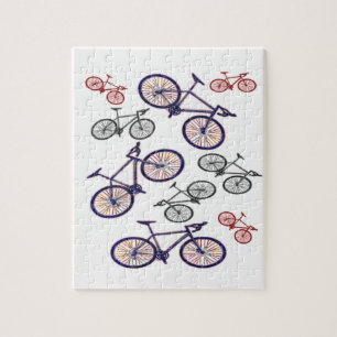 Quebra-cabeça Design do impressão da bicicleta