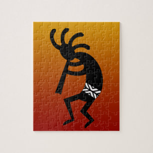 Quebra-cabeça Design do sudoeste que dança Kokopelli
