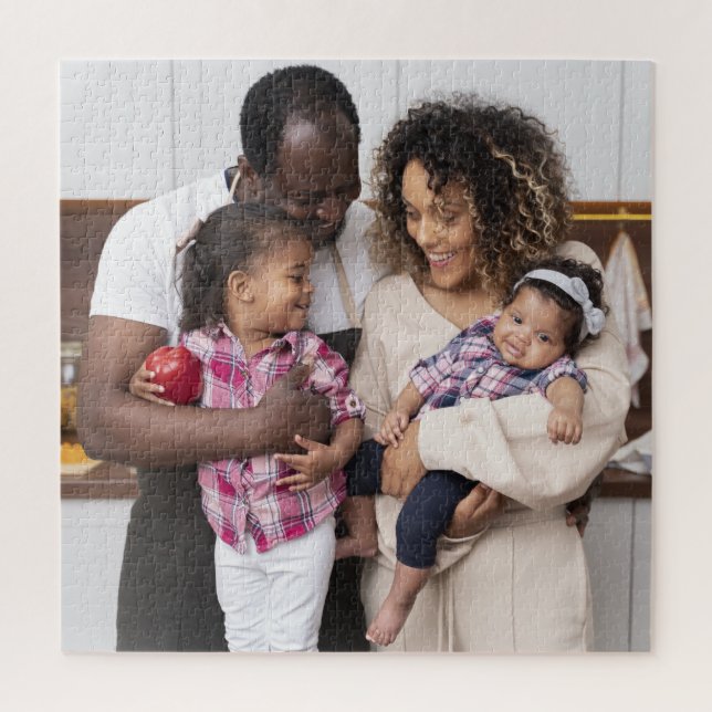 Quebra-cabeça Design Foto do seu próprio Solteiro (Vertical)