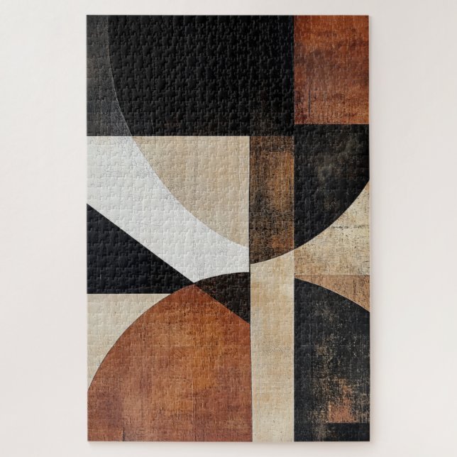 Quebra-cabeça Design geométrico em tons quentes para o estilete  (Vertical)