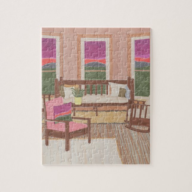 Quebra-cabeça Design inicial do interior (Vertical)