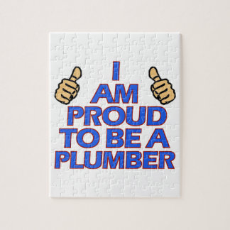 Quebra-cabeça design legal do canalizador