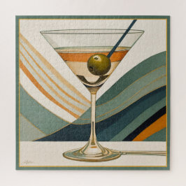Quebra-cabeça Design Meio século de Cocktail Martini
