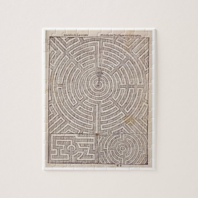Quebra-cabeça Design para labirintos, "do jardineiro holandês" (Vertical)