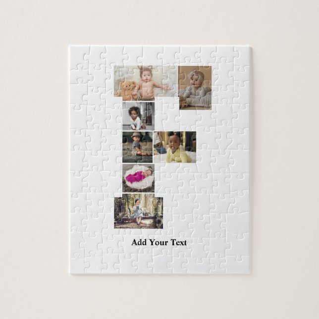 Quebra-cabeça Design Sua Própria Colagem de Fotografias F (Vertical)