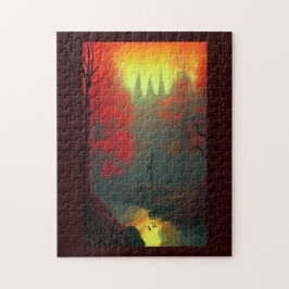 Quebra-cabeça Despejar espada mundial de fantasia em árvores de 