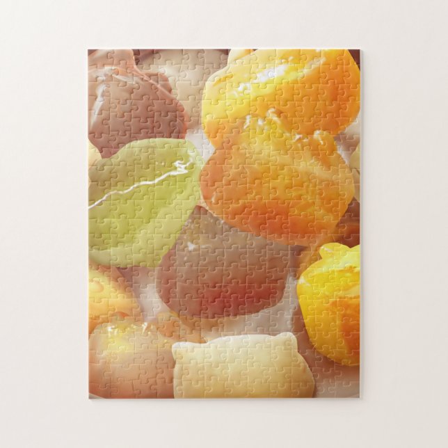 Quebra-cabeça Dessert de Batata Doce e Bola de Taro (Vertical)