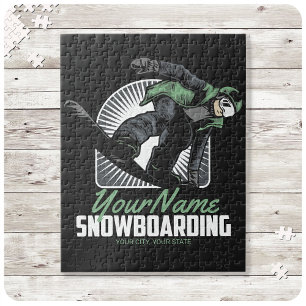 Quebra-cabeça Destruição Personalizada de Neve Snowboard