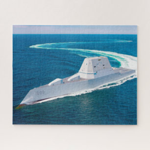 Quebra-cabeça DESTRUIDOR DIVISÍVEL - DDG-1000 (16x20 POLEGADAS)