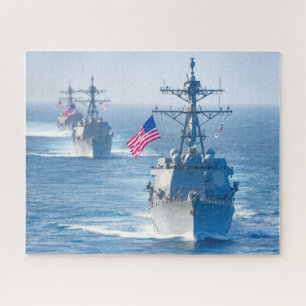 Quebra-cabeça DESTRUIDOR DIVISÍVEL - DDG-102 (16x20 POLEGADAS)