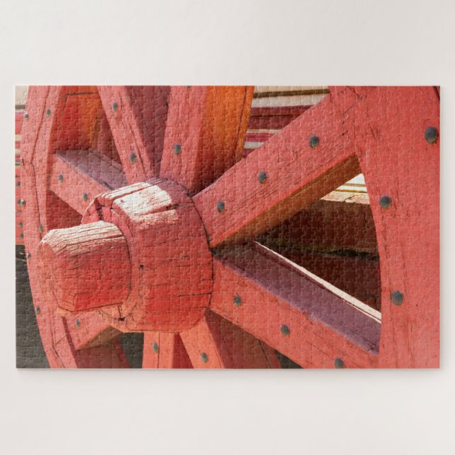 Quebra-cabeça Detalhe da Roda da Carruagem (Horizontal)