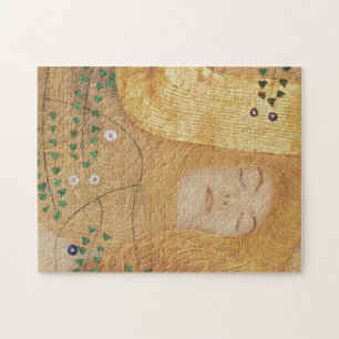Quebra-cabeça Detalhe de Gustavo Klimt de serpentes da água