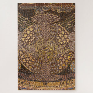 Quebra-cabeça Detalhe do Mosaico Amarelo, Alemanha