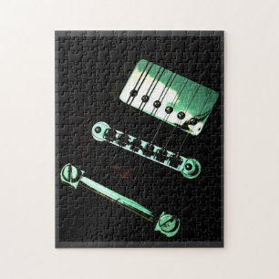 Quebra-cabeça detalhes da guitarra