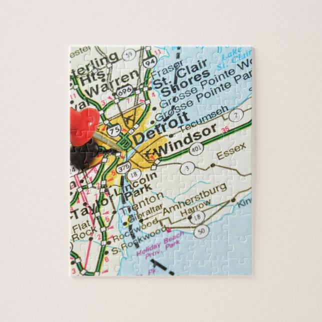 Quebra-cabeça Detroit (Vertical)