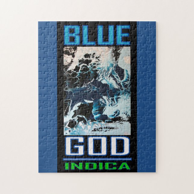 QUEBRA-CABEÇA DEUS AZUL INDICA (Vertical)