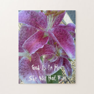 Quebra-cabeça Deus De Stargazer Rosa Está Nela Ela Não Cairá