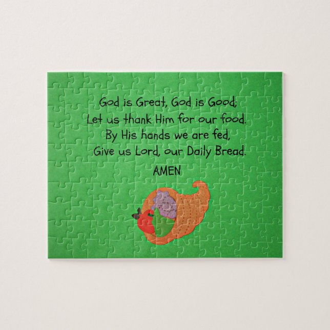 Quebra-cabeça Deus é Excelente, Deus é bom... (Horizontal)