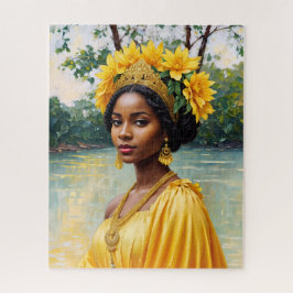 Quebra-cabeça Deusa Africana Oshun Orisha Art