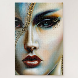 Quebra-cabeça Deusa do Ouro de Beleza Eetérea