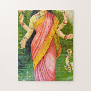 Quebra-cabeça Deusa Hindu de Lakshmi