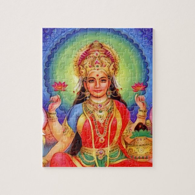 Quebra-cabeça Deusa Hindu Lakshmi Maa (Vertical)
