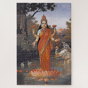 Quebra-cabeça Deusa LAKSHMI - até imagens grandes -